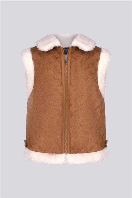 Guess Kız Çocuk Kahverengi YelekGuess Kız Çocuk Kahverengi Yelek