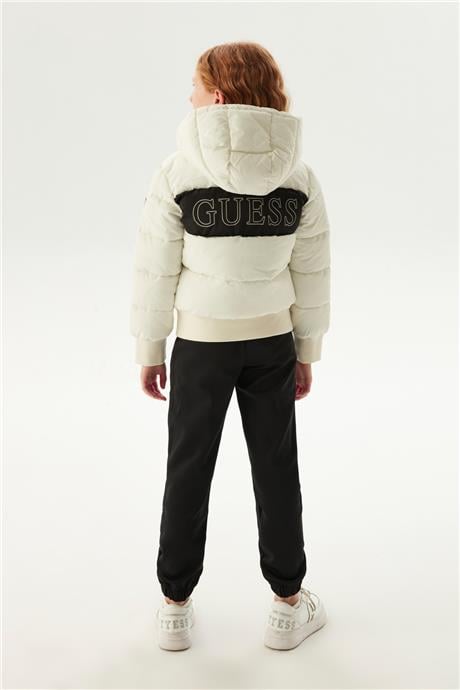 Guess Kız Çocuk Kırık Beyaz Mont