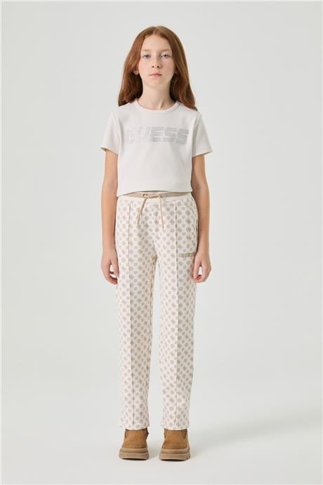 Guess Kız Çocuk Krem Eşofman AltıGuess Kız Çocuk Krem Eşofman Altı