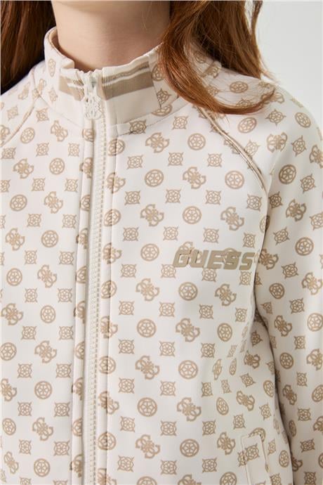 Guess Kız Çocuk Krem Eşofman ÜstüGuess Kız Çocuk Krem Eşofman Üstü
