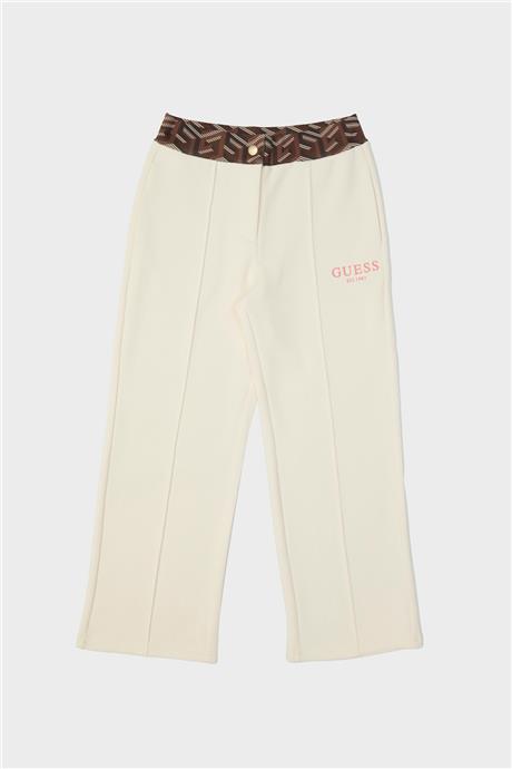 Guess Kız Çocuk Krem Pantolon