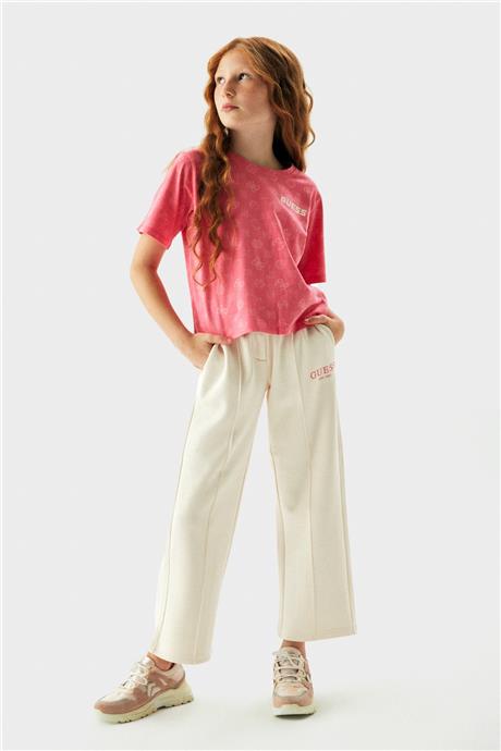 Guess Kız Çocuk Krem Pantolon