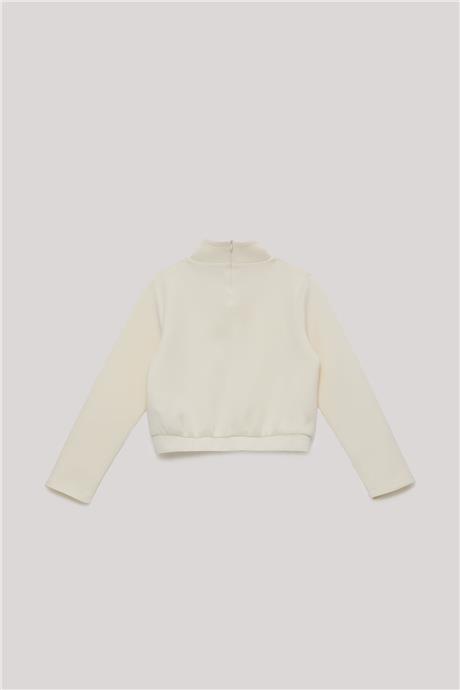 Guess Kız Çocuk Krem Sweatshirt