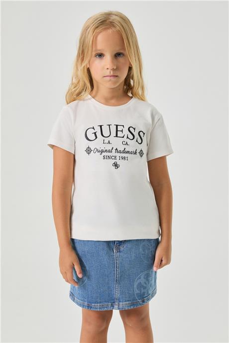 Guess Kız Çocuk Krem TshirtGuess Kız Çocuk Krem Tshirt