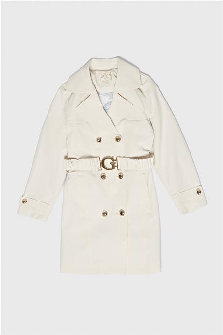 Guess Kız Çocuk Kum Trenchcoat