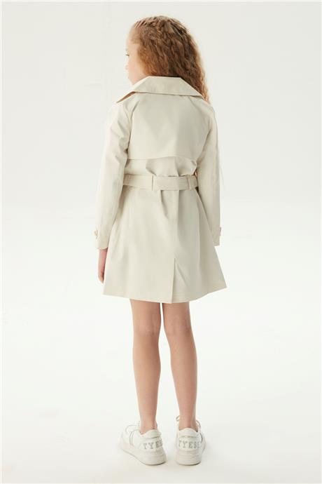 Guess Kız Çocuk Kum Trenchcoat