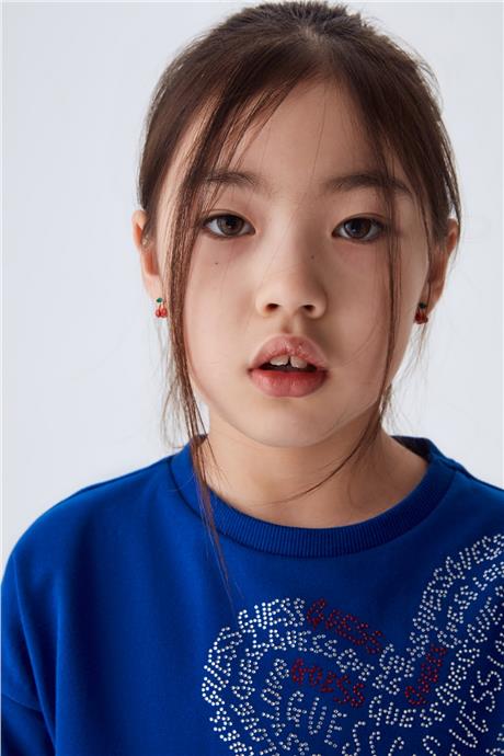 Guess Kız Çocuk Lacivert Sweatshirt