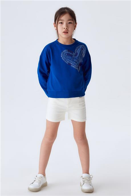 Guess Kız Çocuk Lacivert Sweatshirt