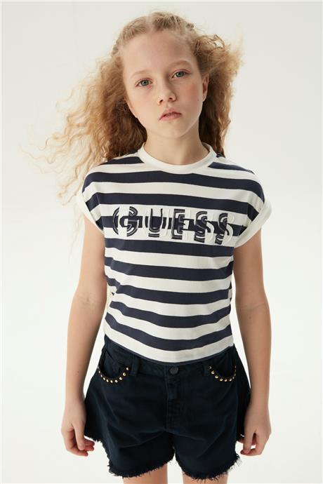 Guess Kız Çocuk Lacivert T-Shirt