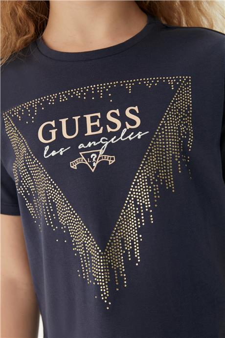 Guess Kız Çocuk Lacivert T-Shirt