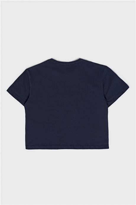 Guess Kız Çocuk Lacivert T-Shirt