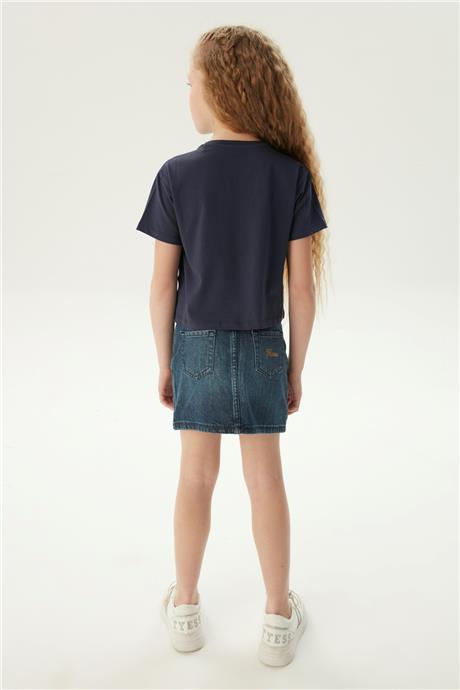 Guess Kız Çocuk Lacivert T-Shirt