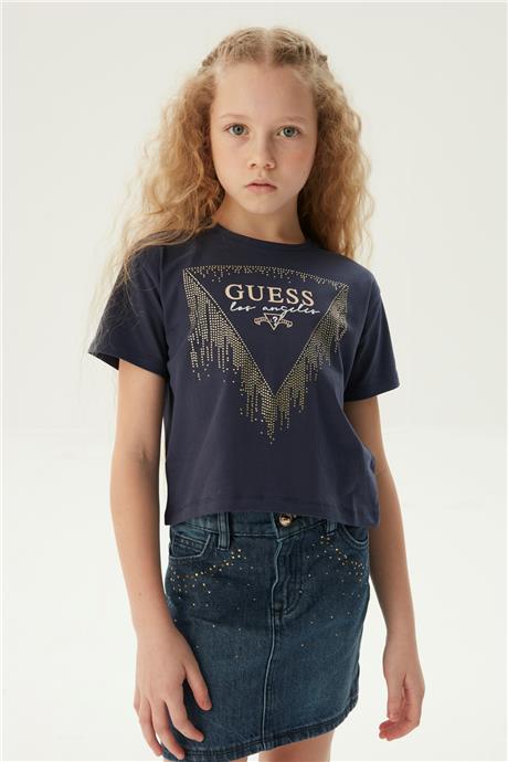 Guess Kız Çocuk Lacivert T-Shirt