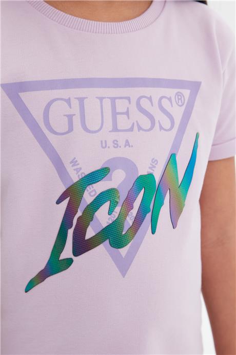 Guess Kız Çocuk Lila Elbise