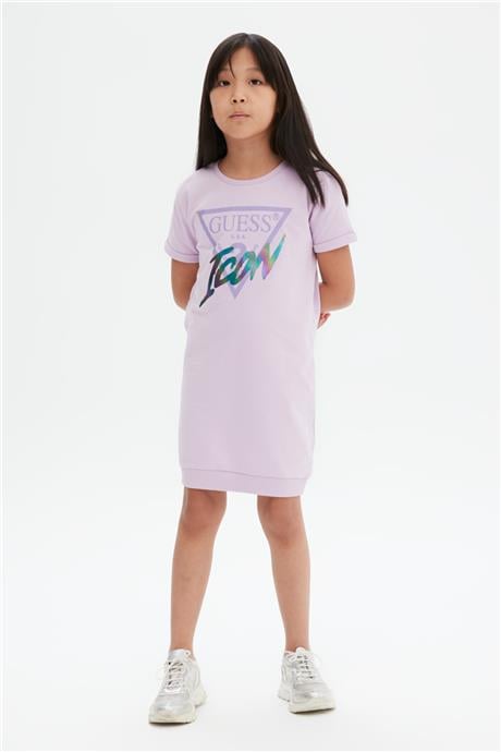 Guess Kız Çocuk Lila Elbise