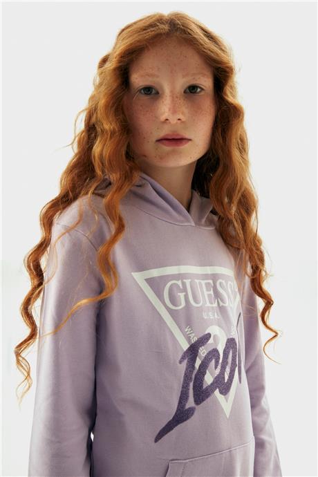 Guess Kız Çocuk Lila Elbise