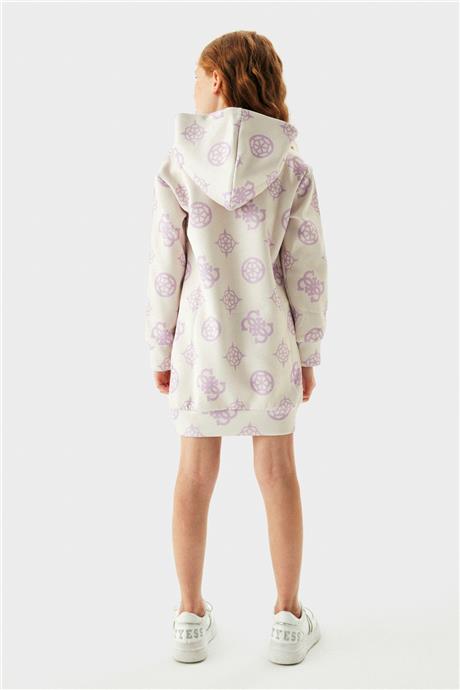 Guess Kız Çocuk Lila Elbise