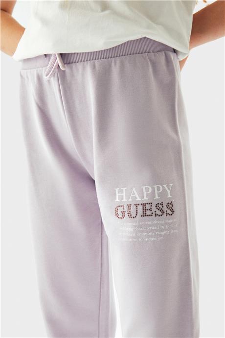 Guess Kız Çocuk Lila Eşofman Altı