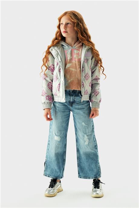 Guess Kız Çocuk Lila Mont