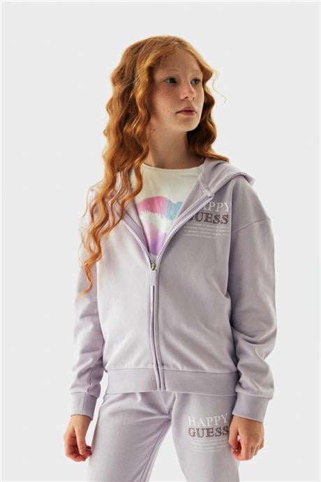 Guess Kız Çocuk Lila Sweatshirt