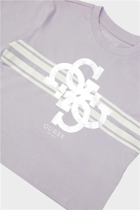 Guess Kız Çocuk Lila T-Shirt