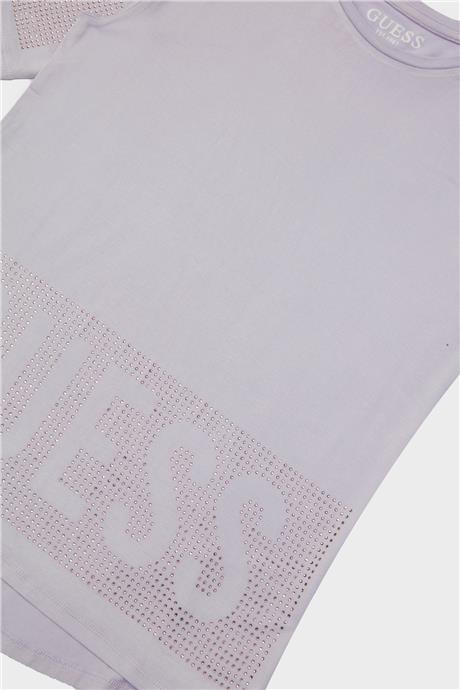 Guess Kız Çocuk Lila T-Shirt