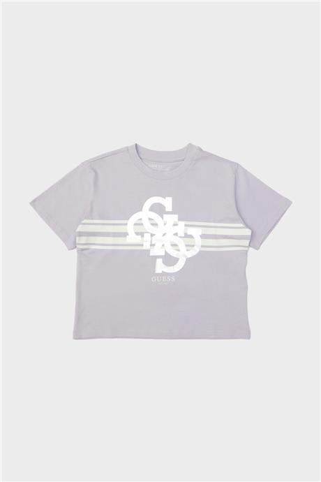 Guess Kız Çocuk Lila T-Shirt