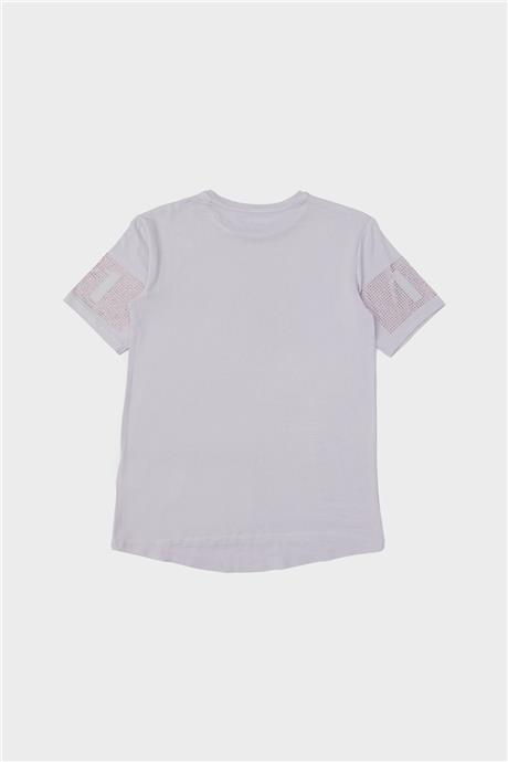 Guess Kız Çocuk Lila T-Shirt