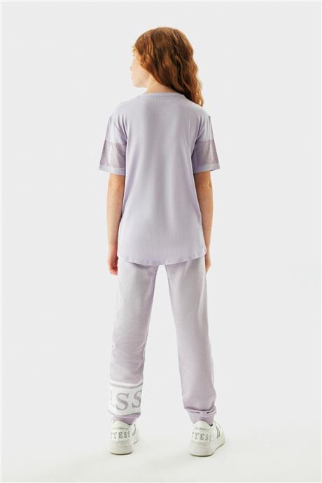 Guess Kız Çocuk Lila T-Shirt