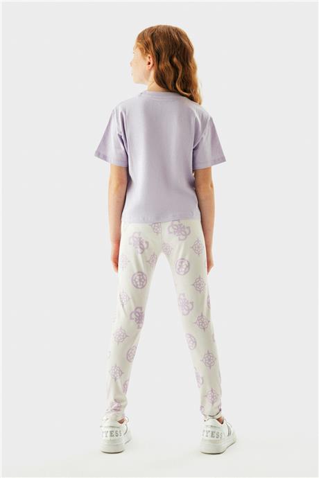 Guess Kız Çocuk Lila T-Shirt