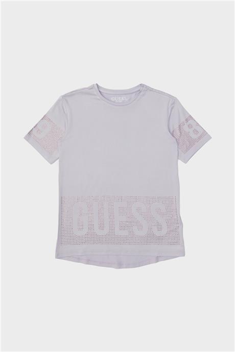 Guess Kız Çocuk Lila T-Shirt