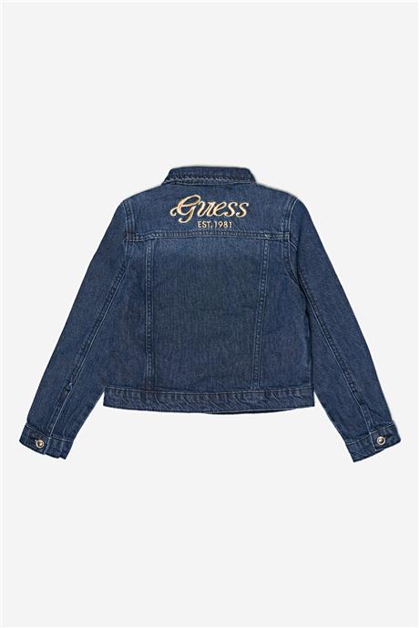 Guess Kız Çocuk Mavi Ceket