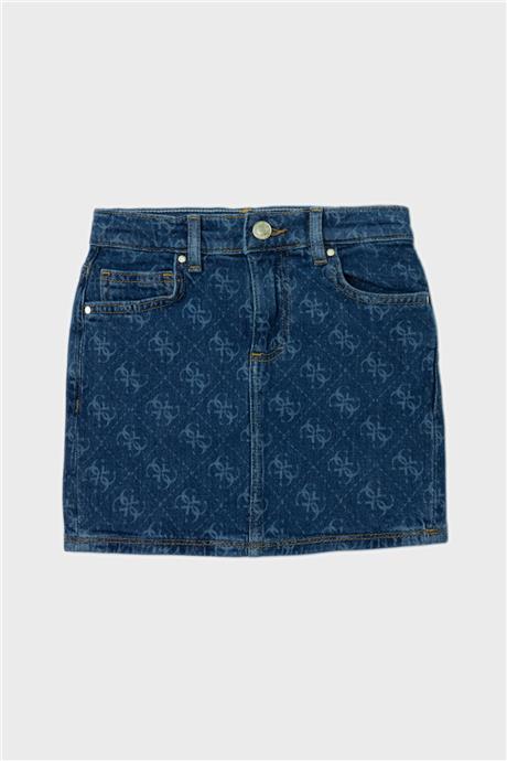 Guess Kız Çocuk Mavi Etek