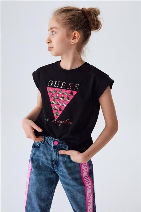 Guess Kız Çocuk Mavi Pantolon