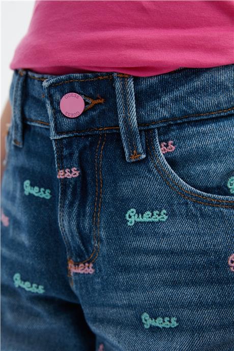 Guess Kız Çocuk Mavi Pantolon