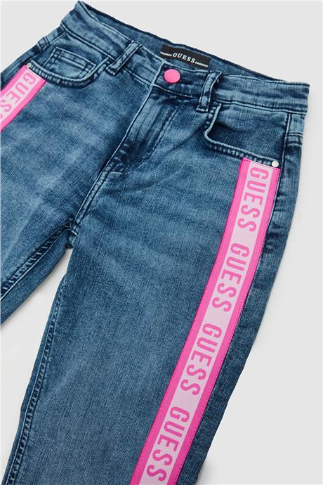 Guess Kız Çocuk Mavi Pantolon
