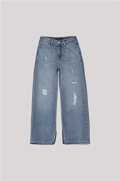 Guess Kız Çocuk Mavi Pantolon