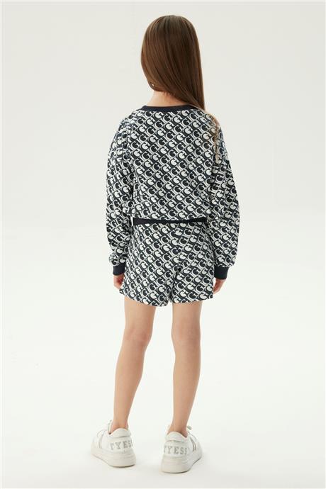 Guess Kız Çocuk Mavi Şort