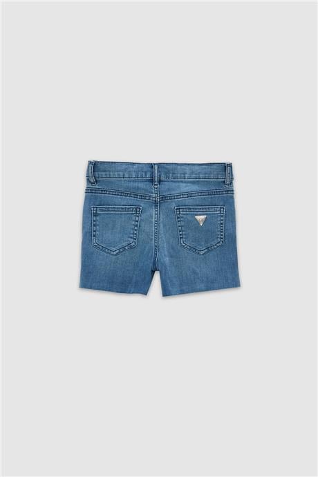 Guess Kız Çocuk Mavi Şort