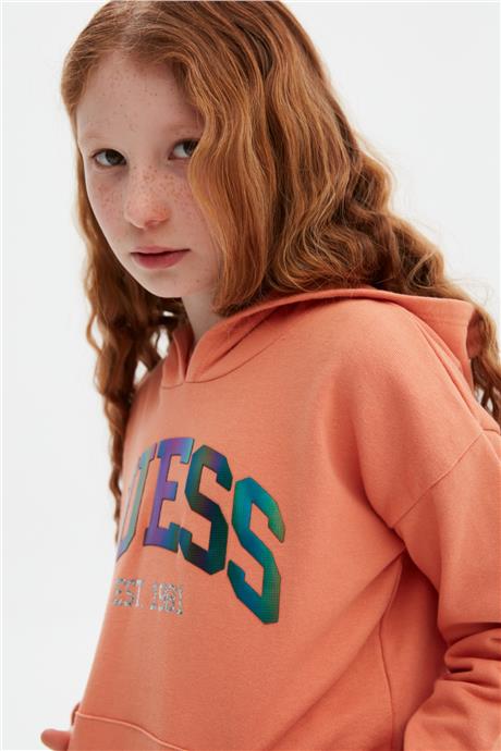 Guess Kız Çocuk Oranj Eşofman Üstü