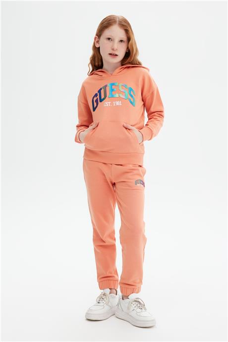 Guess Kız Çocuk Oranj Eşofman Üstü