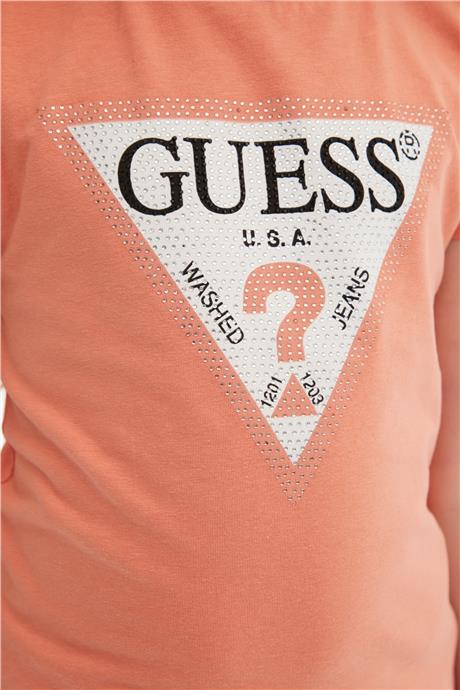 Guess Kız Çocuk Oranj T-Shirt