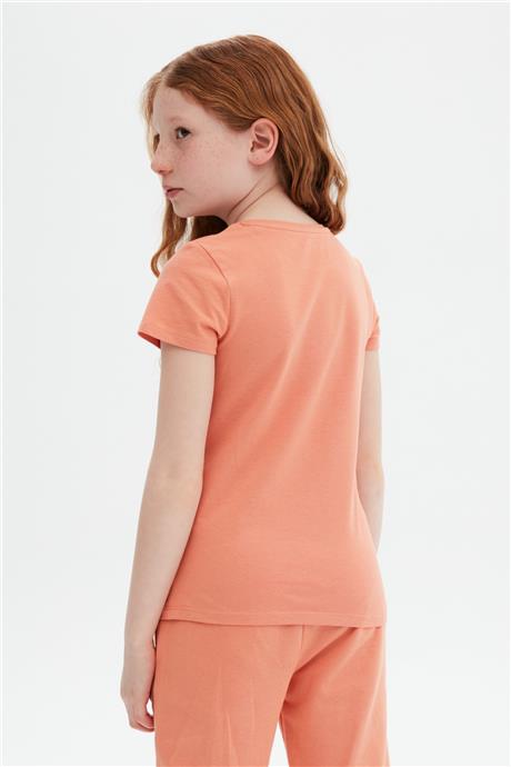 Guess Kız Çocuk Oranj T-Shirt