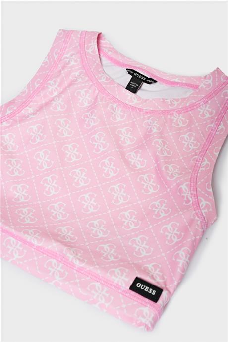 Guess Kız Çocuk Pembe Atlet