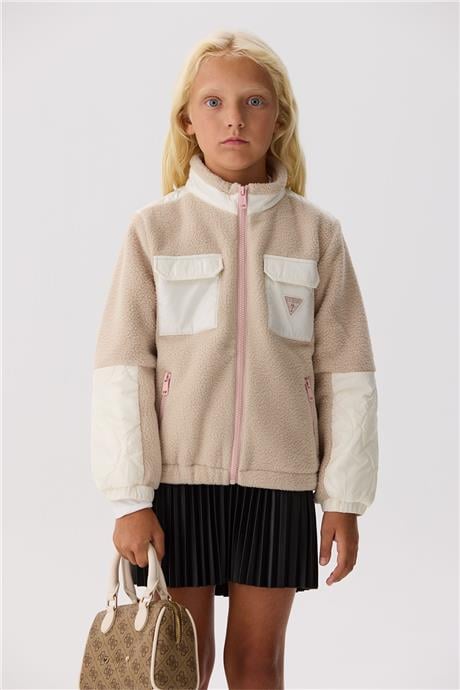Guess Kız Çocuk Pembe Ceket