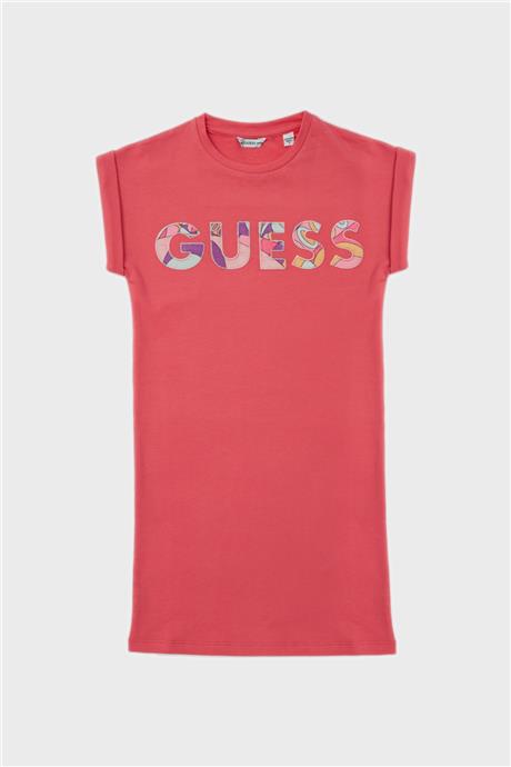 Guess Kız Çocuk Pembe Elbise