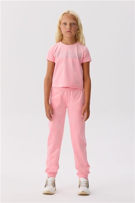 Guess Kız Çocuk Pembe Eşofman Altı