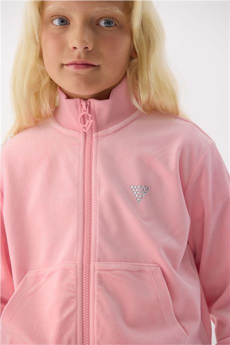 Guess Kız Çocuk Pembe Eşofman Üstü