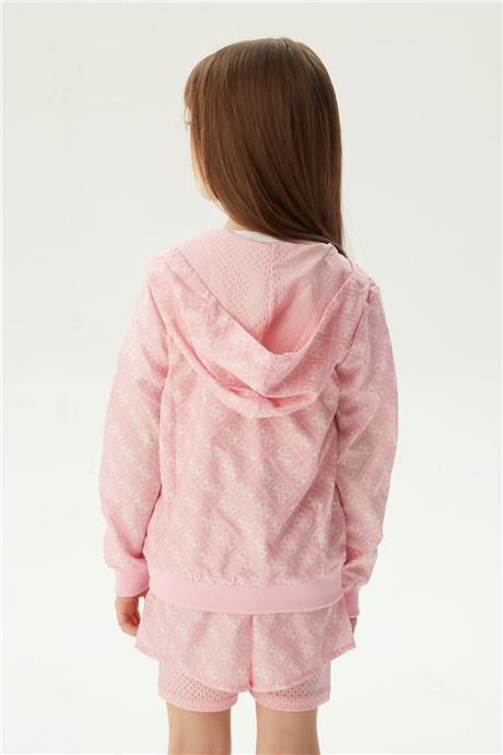 Guess Kız Çocuk Pembe Eşofman Üstü