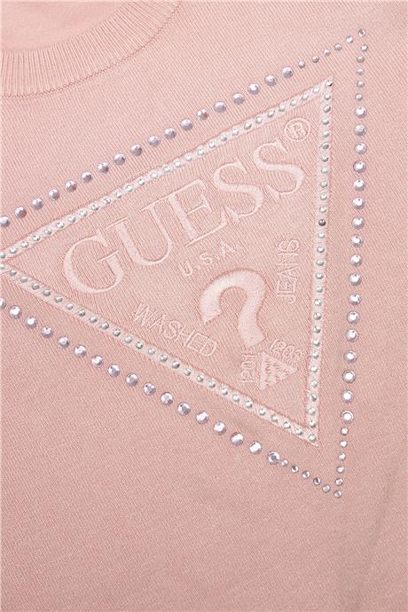Guess Kız Çocuk Pembe Kazak
